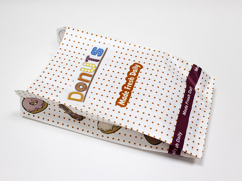Крафт пакеты с прямойгольным дном с логотипом сети пиццерий Еще Ижевск